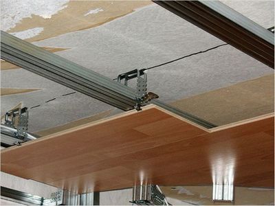 Потолок из ламината в интерьере: как закрепить своими руками (фото)