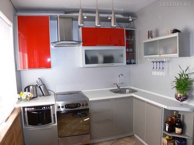 Угловой кухонный гарнитур для маленькой кухни: какими бывают, как правильно выбирать фото